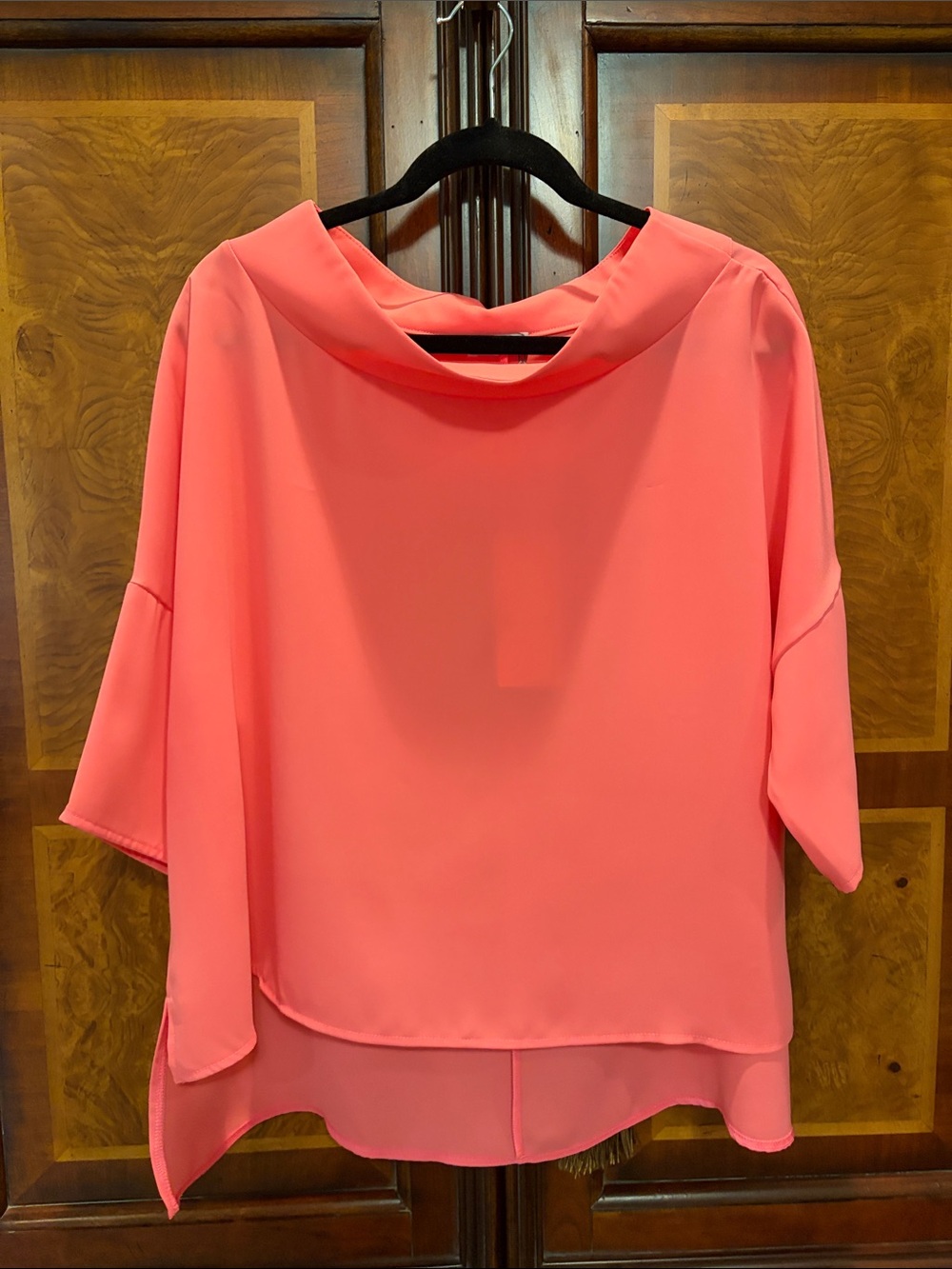 Suzy D Coral blouse